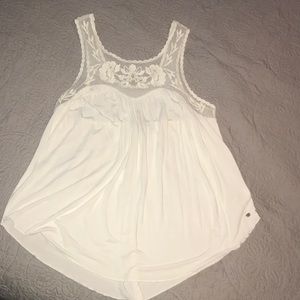 American Eagle AE Soft & Sexy White Lace Tank